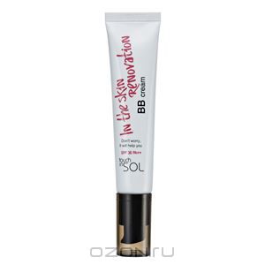 Touch In Sol ВВ-крем для лица "In The Skin Renovation", обновляющий, SPF36 PA++, 35 мл