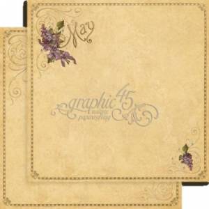 Бумага д/скрап двусторонняя