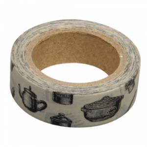 Бумажный скотч с рисунком Кухня