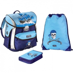 Ранец школьный Pirate, пенал, мешок для сменной обуви, Baggymax