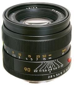 Leica 90mm f/2.8 Elmarit-R II E55