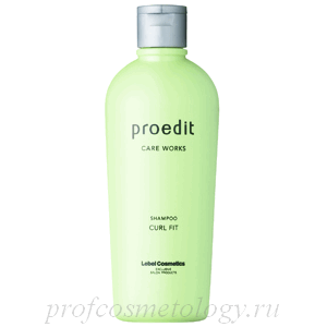 шампунь для кудрявых волос PROEDIT SHAMPOO CURL FIT фирмы LEBEL