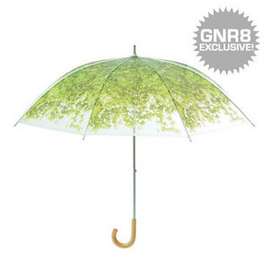 зонт с листиками