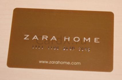 Zara home подарочная карта