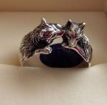 Wolf cubs ring (size 6L)