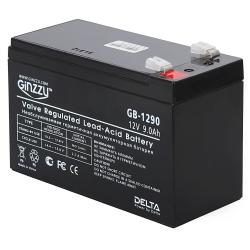батарея аккумуляторная Ginzzu GB-1290, 12V 9.0Ah (для UPS)