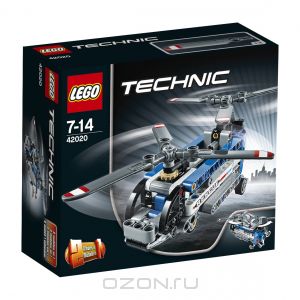 Lego двухроторный вертолет
