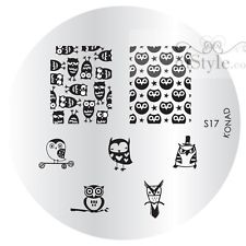 Konad M Series Nail Stamping Nail Art Image Plate S17 Hot Lass Beauty Fashion