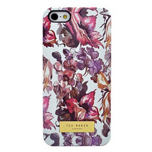 Чехол Ted Baker на iPhone 4/4s сиреневые цветы