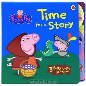 Книжка Time for a story со свинкой