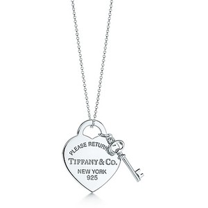 Tiffany Heart Tag with Key Pendant