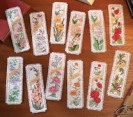 Flowers Of The Month Bookmarks