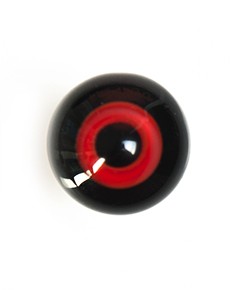 14mm black backing dark red color