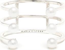 TRIPLE PEARL HORSESHOE BRACELET