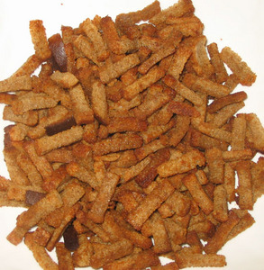 Сделать домашние сухарики