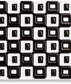 Мозаика Malla Chess Blanco-Negro 30*30, плитка