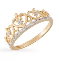 Кольцо в форме короны
