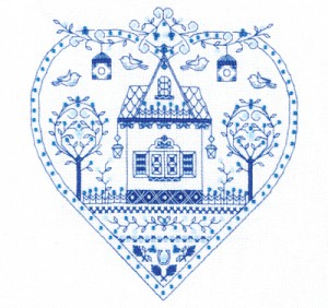 СО-1402 Синее сердечко.