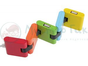 USB Хаб Змейка Квадратная