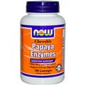 Now Foods, Chewable Papaya Enzymes, 180 Lozenges - iHerb.com