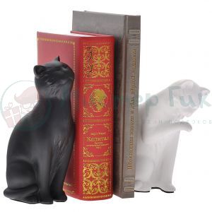 Подпорки для книг Кошки