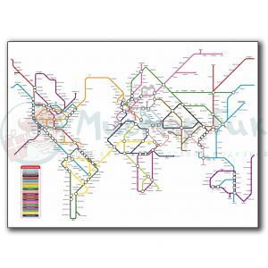 Карта Мирового Метро