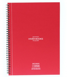 Блокнот Hiver Books Sketchbook A5 (красный) - купить в Киеве, Харькове, Днепропетровске, Одессе, Донецке, Львове, Запорожье - Д.Магазин
