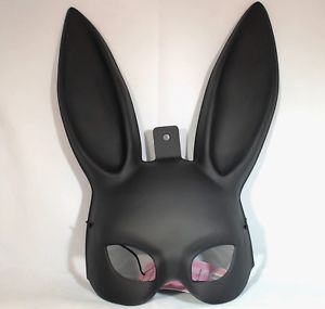 Black rabbit mask