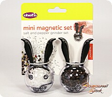 Набор мельничек для соли и перца с магнитом , солонки, Chef`n Corporation, США - Интернет магазин "Домашний бутик"