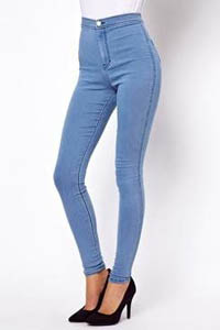 джинсы с завышенной талией