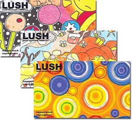 Подарочный сертификат в LUSH