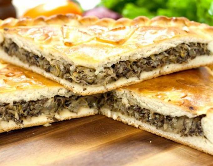 Пирог из капусты с грибами рецепт Пирог из капусты с грибами рецепт