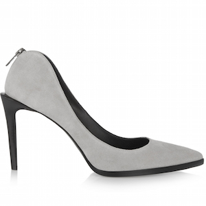 helmut lang suede pumps