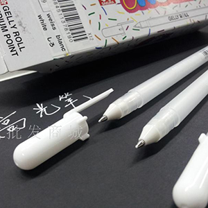 pen with white ink