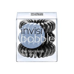 Invisibobble True Black - Резинка-браслет для волос (черная) 3 штуки