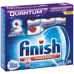 Таблетки для посудомоечных машин Finish Quantum