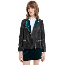 sandro leather jacket.