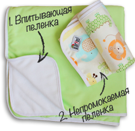 Пеленки для новорожденных своими руками
