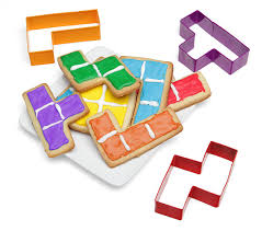 Формочки для печенья Tetris Cookie Cutters