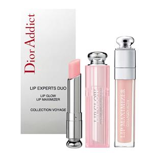 средства для губ Dior Addict Lip Maximizer и Lip Glow розовые