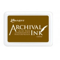 Штемпельная подушка Ranger Archival Ink - Coffee