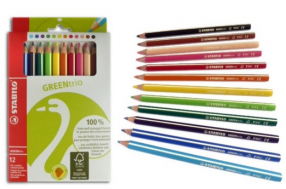 Цветные карандаши (треугольные, длинные)