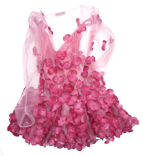 Платье в виде цветка для девочки