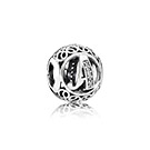 PANDORA - Подвеска-шарм из серебра буква A №791845CZ