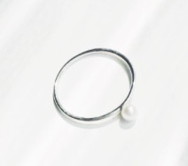 Кольцо с жемчужинкой марки 48