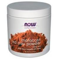 Глина косметическая Now Foods Moroccan Red Clay, Facial Detox, Powder