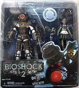 Bioshock 2 Big Sister and Little Sister Neca