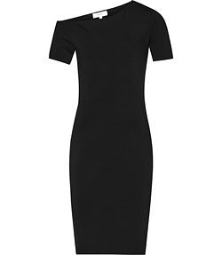 Reiss Asymmetric Off Shoulder Dress