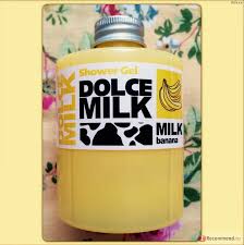 банановый гель для душа dolce milk