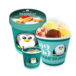 Мороженое "33 пингвина" фисташковое